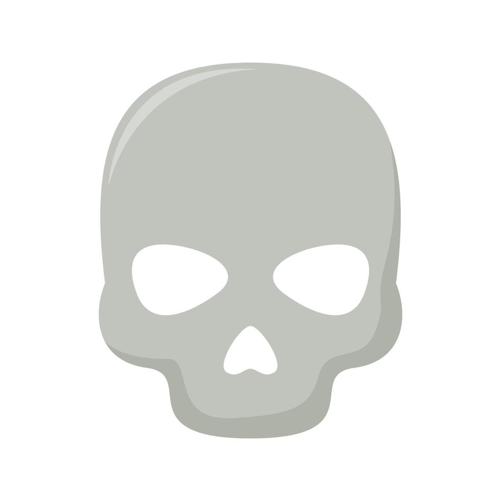 Skull isolated on white background vector