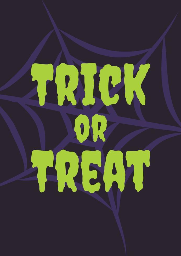 cute spooky halloween card art design vector