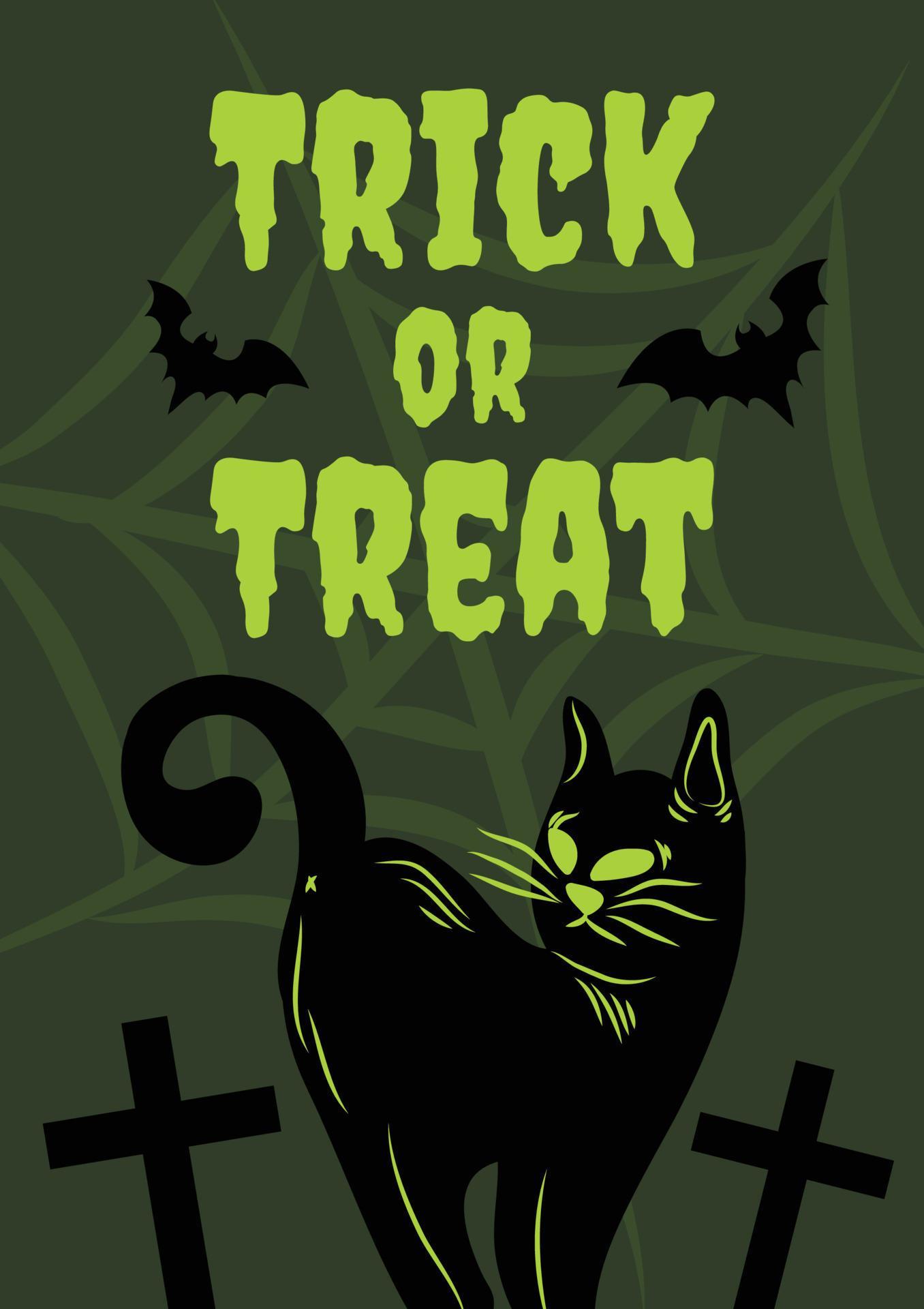 Cute Spooky Cat Halloween Card Design Vector 11180276 Vector Art At cute-spooky-cat-halloween-card-design-vector-11180276-vector-art-at