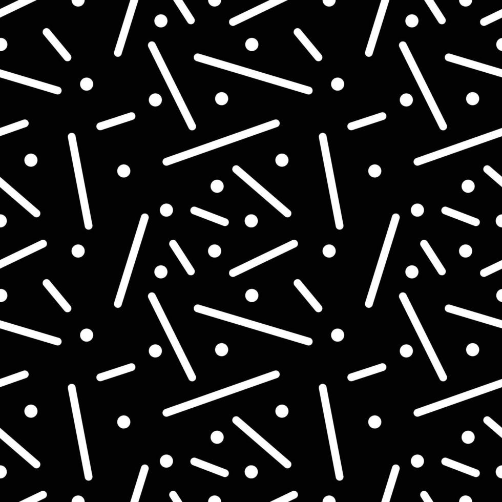 memphis seamless pattern design vector