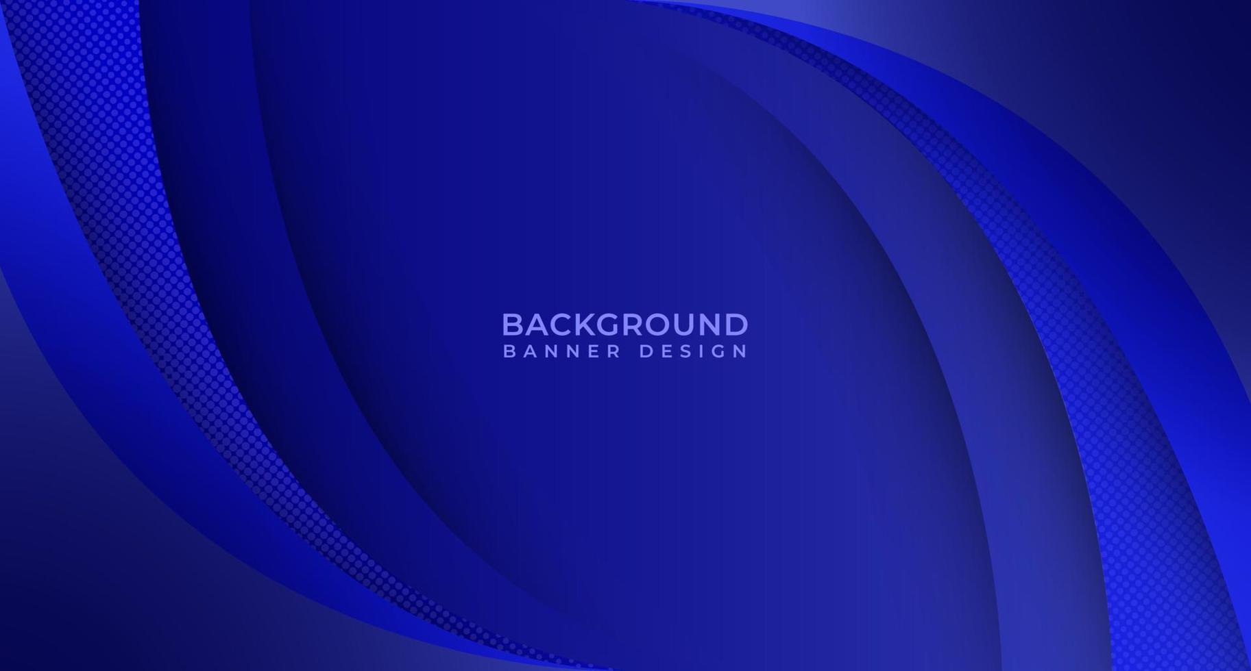 Elegant Blue Background Template Design For Banner, Flyer, Business Presentation And Website Background vector