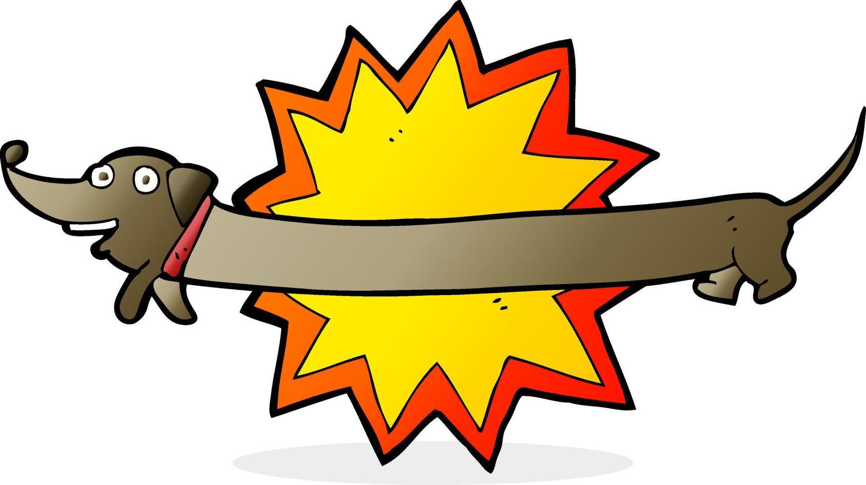 bang  it s a sausage dog vector