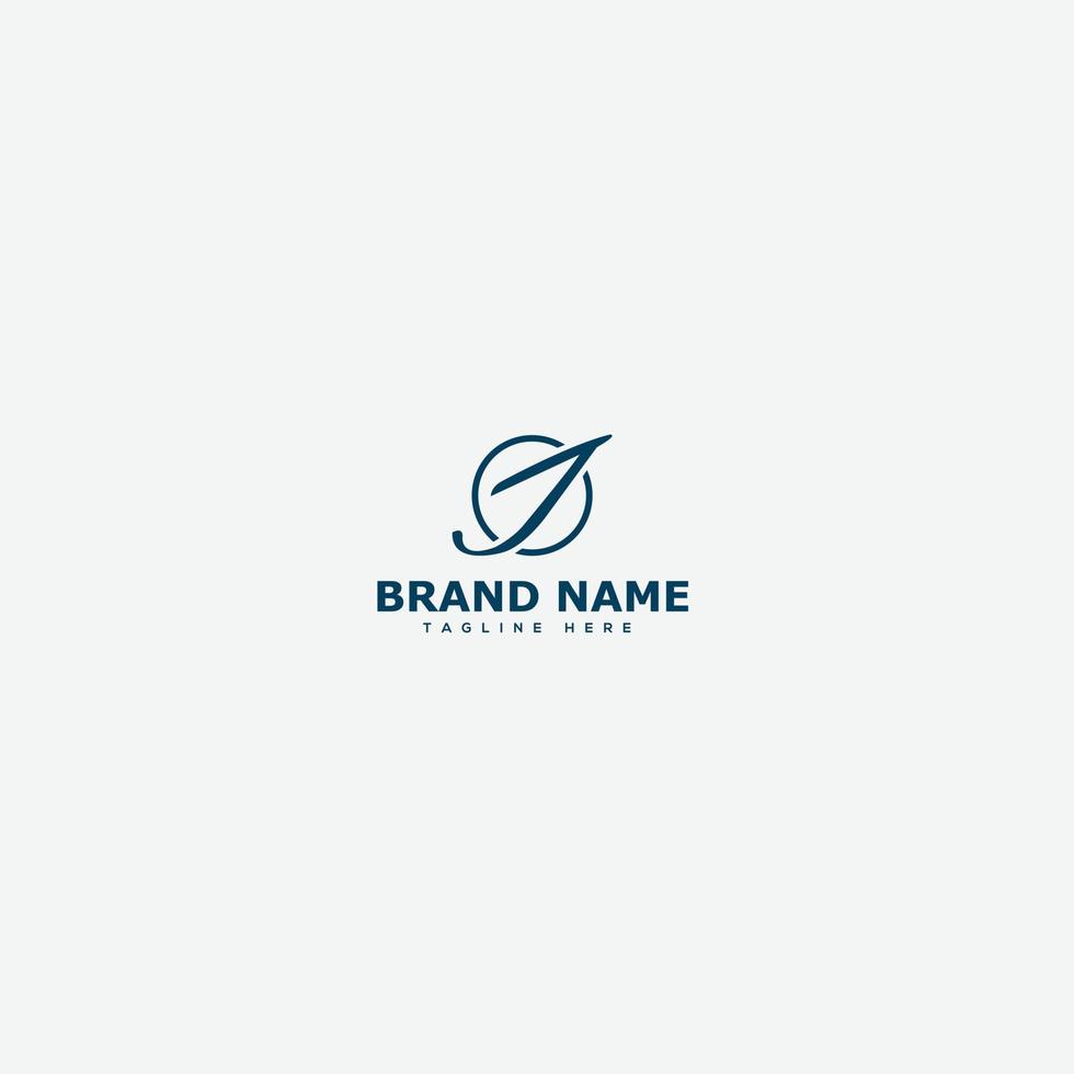 J Logo Design Template Vector Graphic Branding Element.