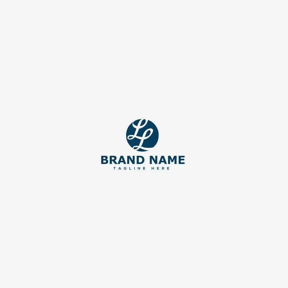 LL Logo Design Template Vector Graphic Branding Element.