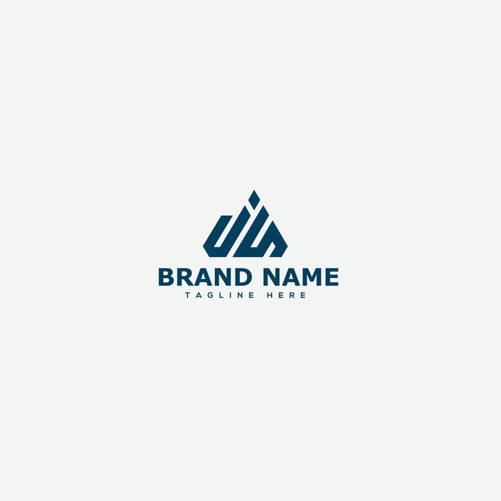 JS Logo Design Template Vector Graphic Branding Element.
