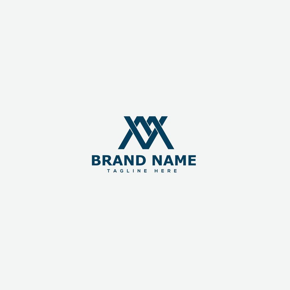MV Logo Design Template Vector Graphic Branding Element.