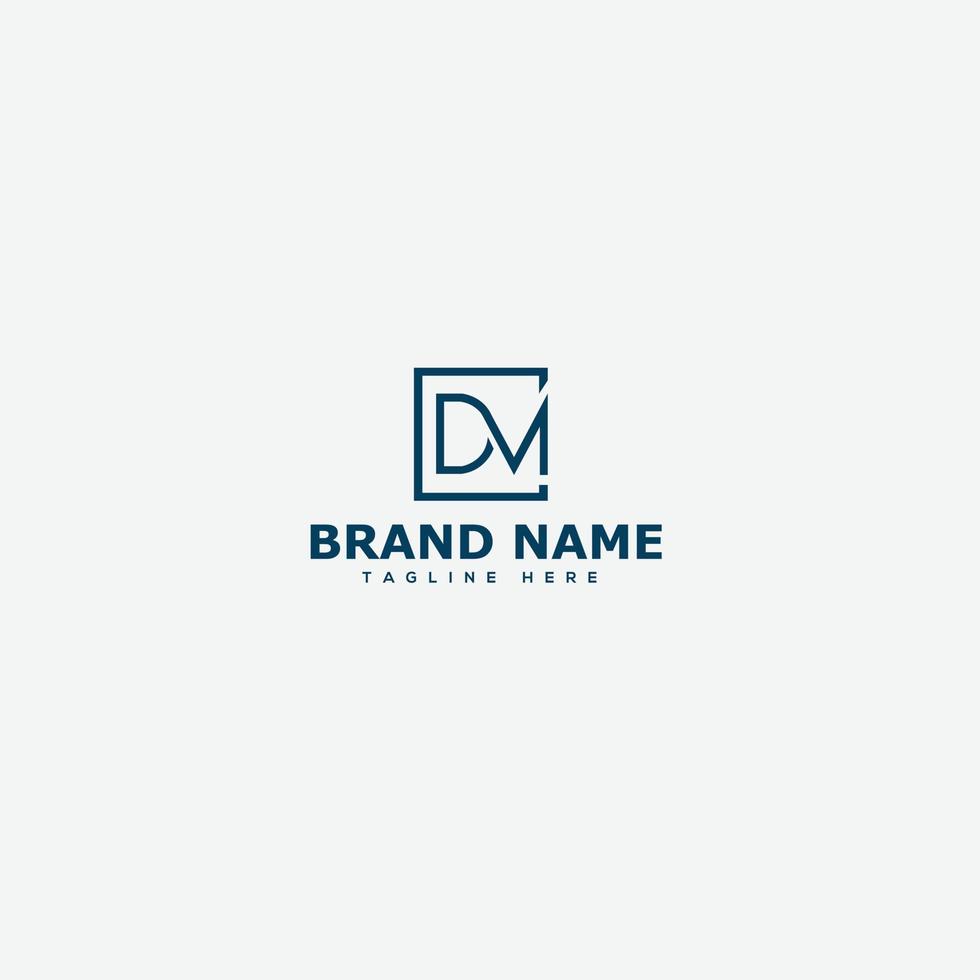 DM Logo Design Template Vector Graphic Branding Element.