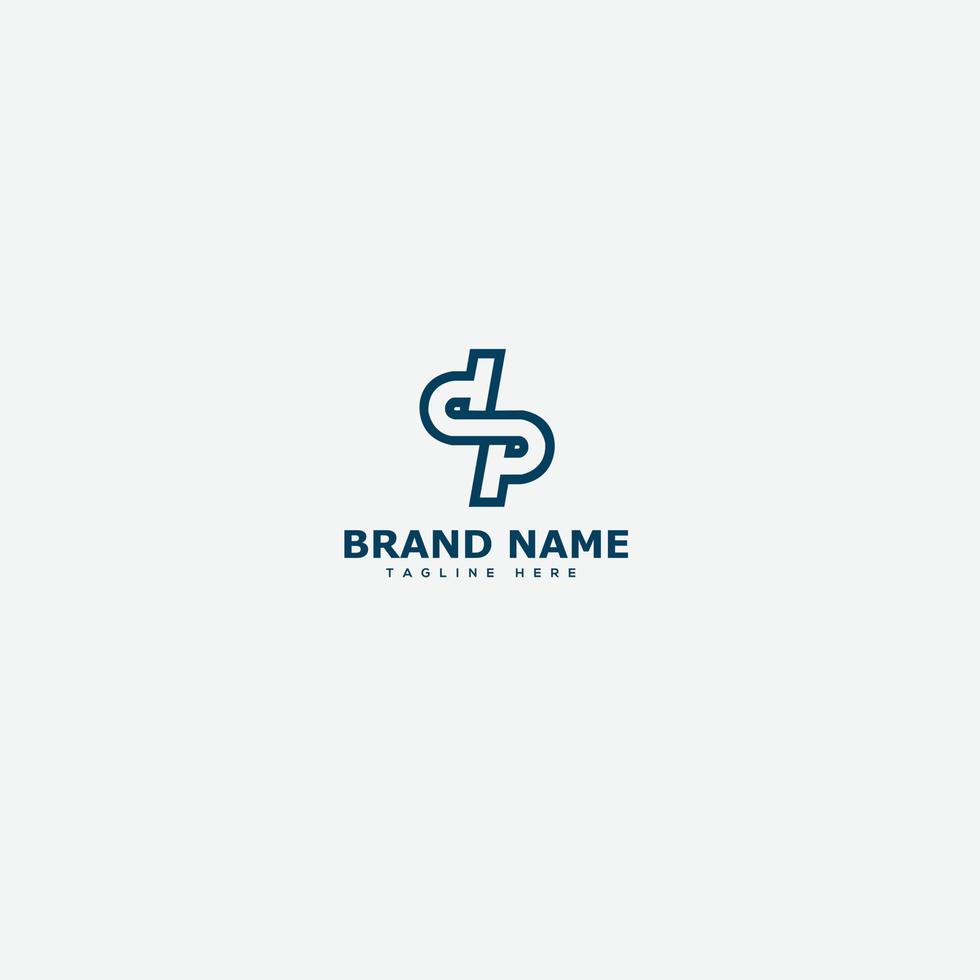 DP Logo Design Template Vector Graphic Branding Element.