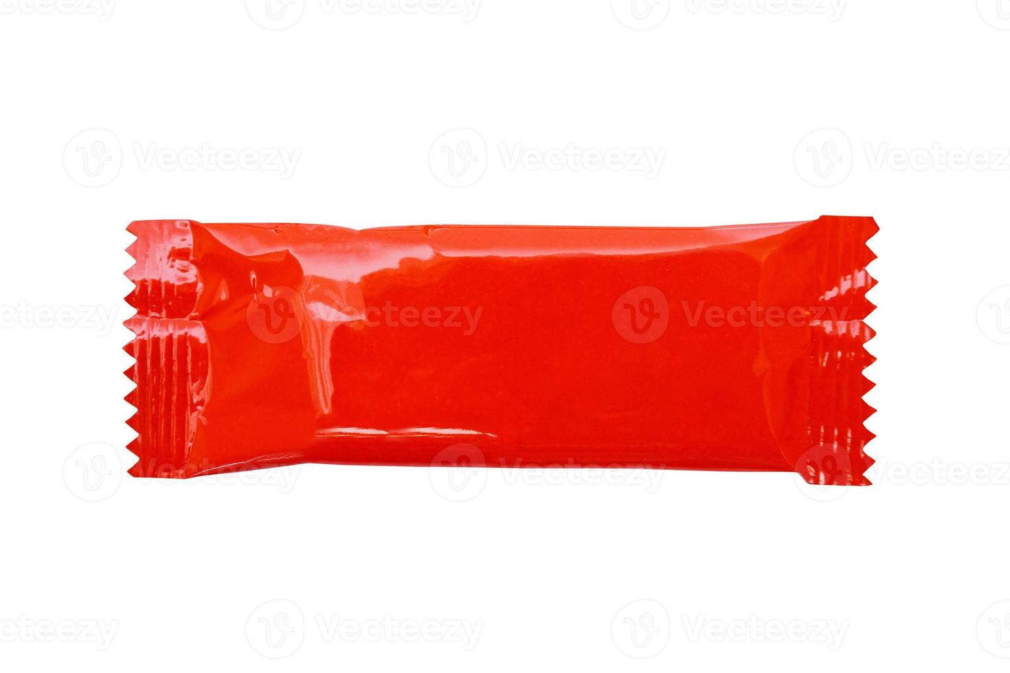 tomato or chilli sauce ketchup sachet package photo