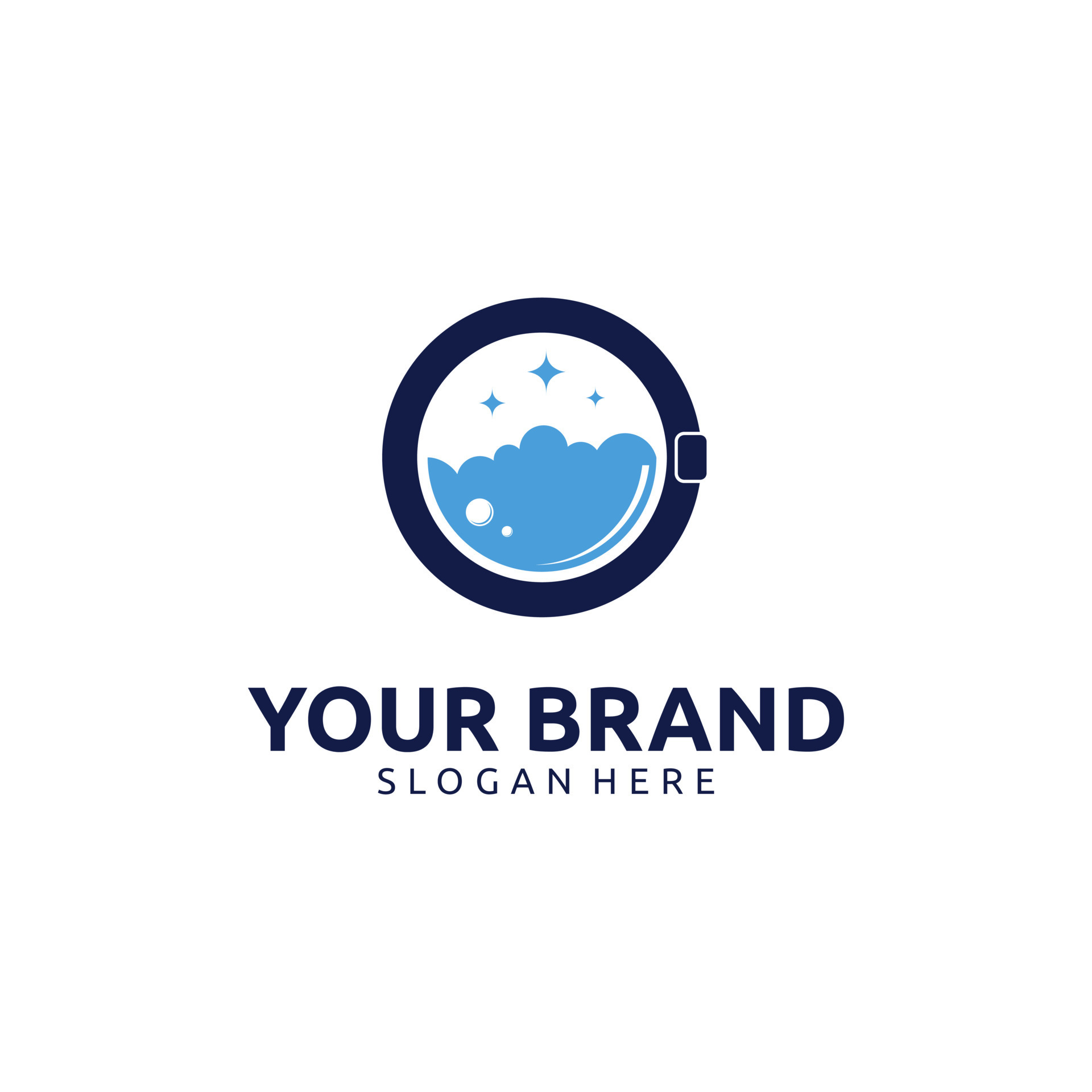 LAUNDRY SERVICE LOGO DESIGN 11182146 Vector Art at Vecteezy