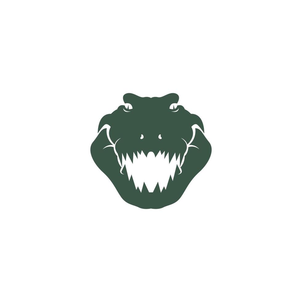 Crocodile icon logo design illustration vector