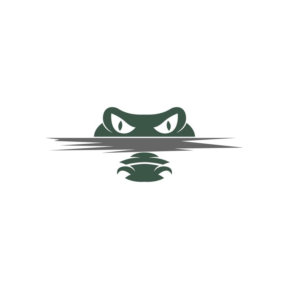 Crocodile icon logo design illustration vector