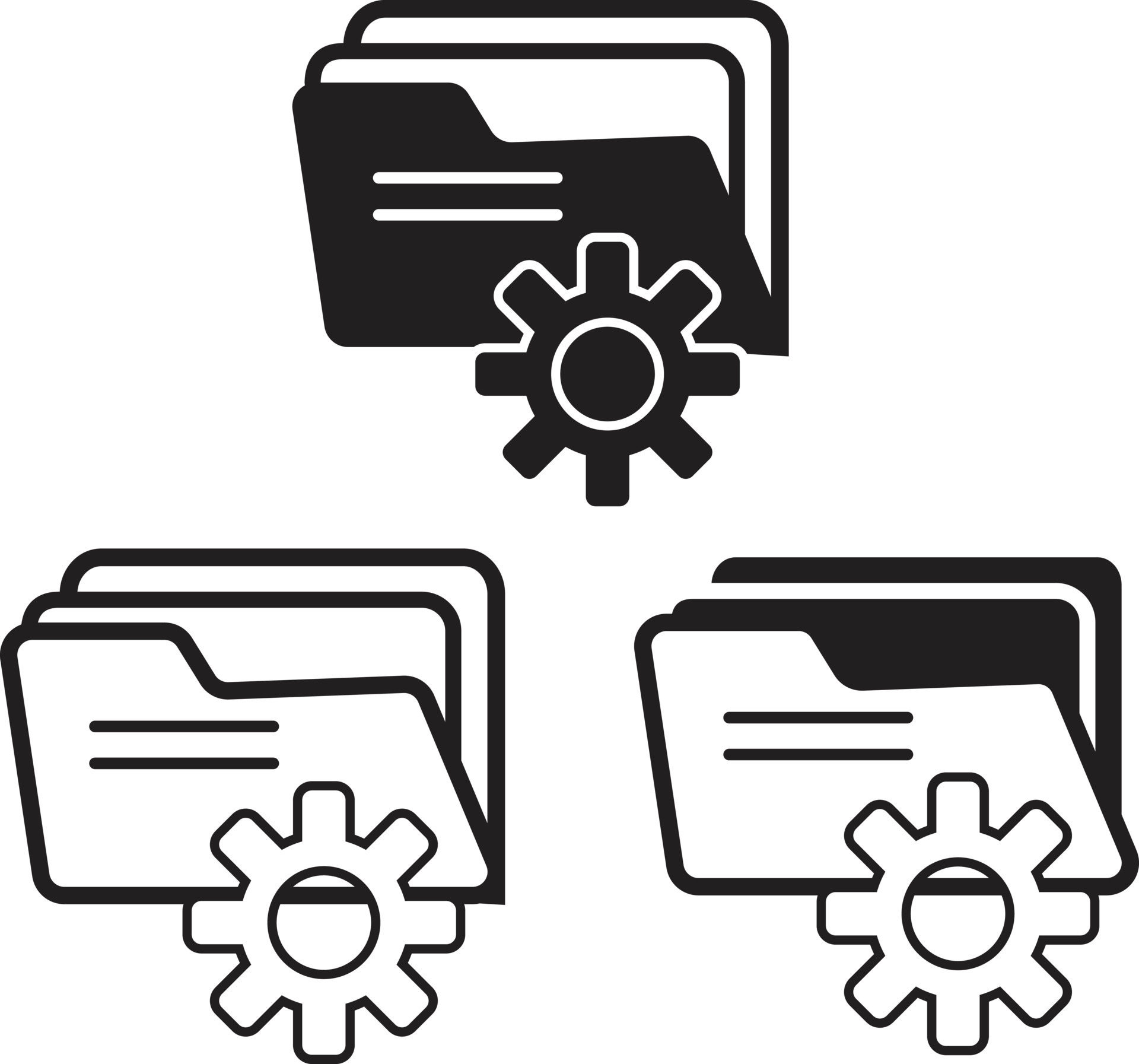 data management icon on white background. data management sign. flat ...