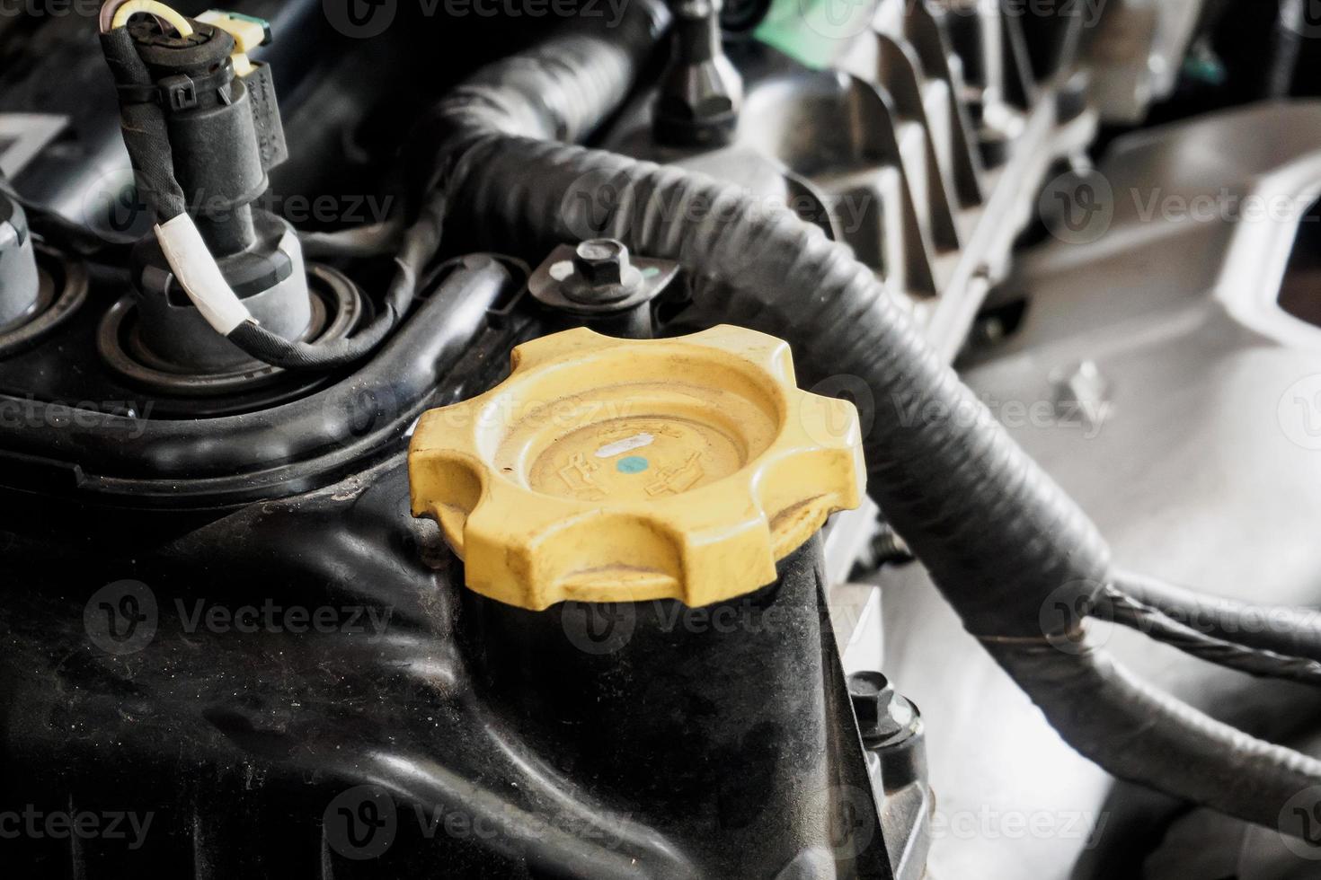 car engine close up photo