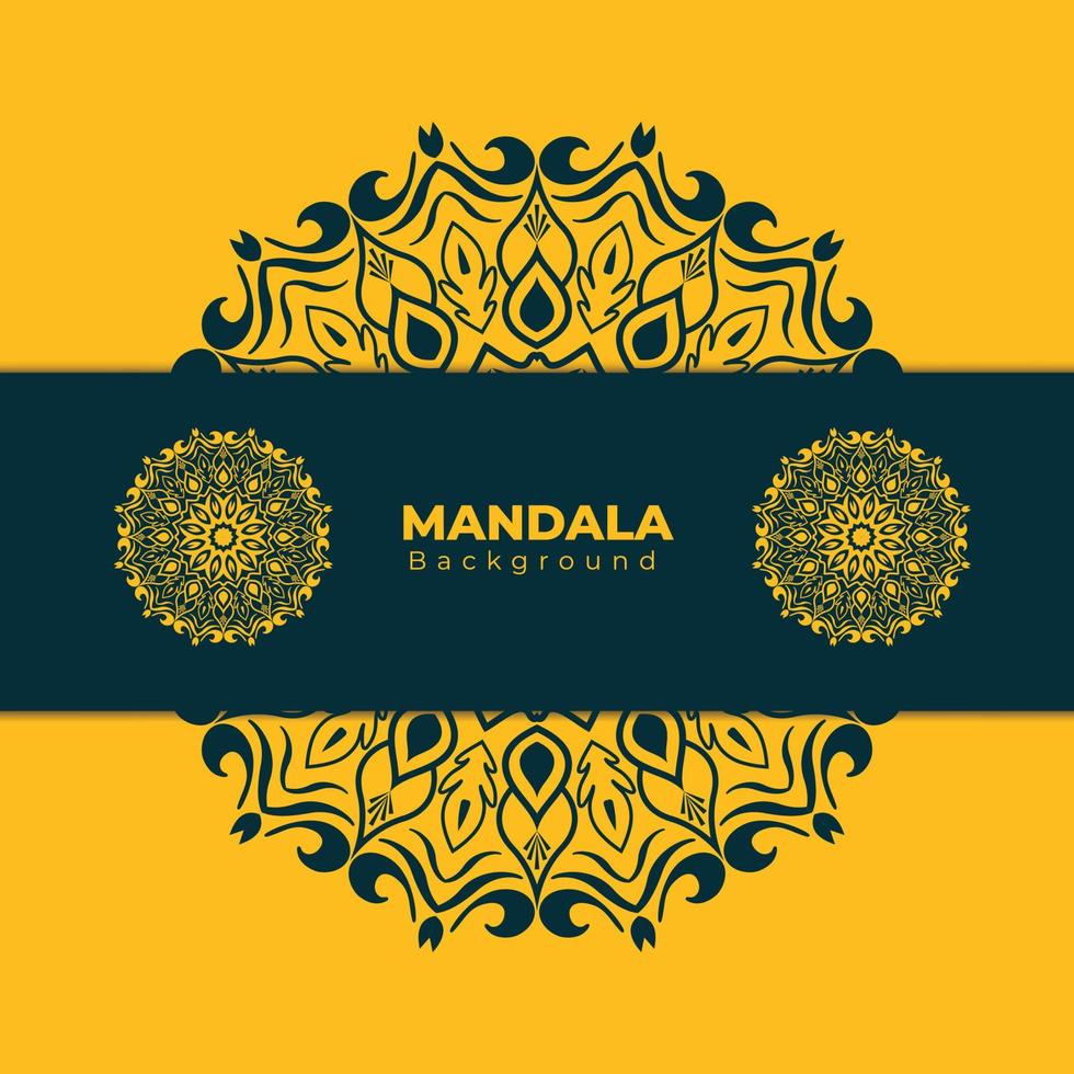 Mandala Background Design vector