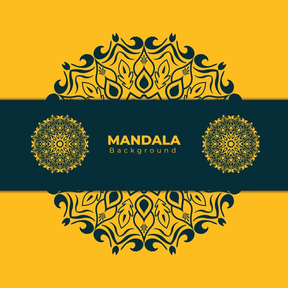 Mandala Background Design vector