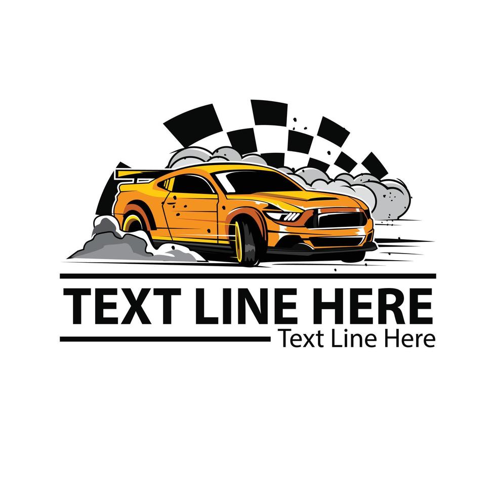 yellow car the winner vector