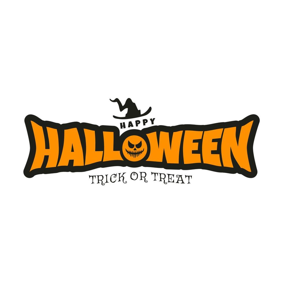 Happy halloween text stock illustrations vector