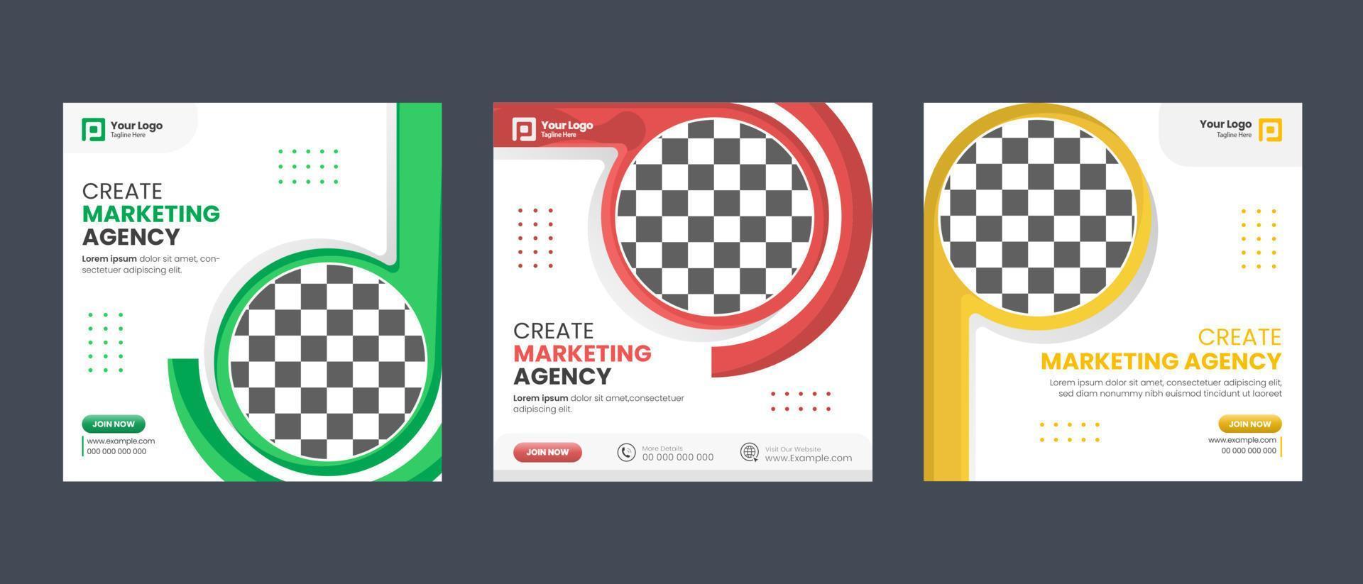 Creative marketing Agency Templates For Your Business Pro Vector