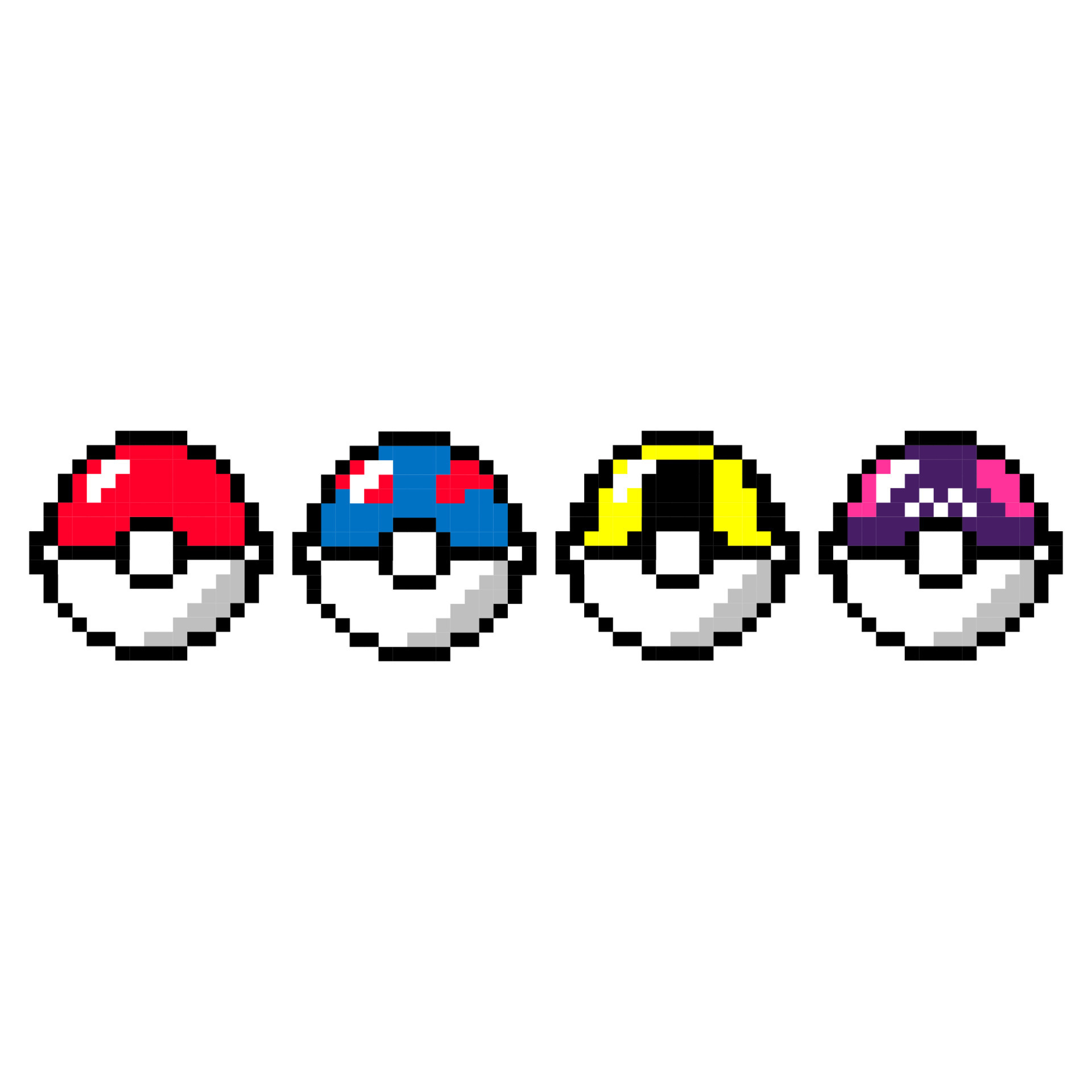 Pokeball pixel art