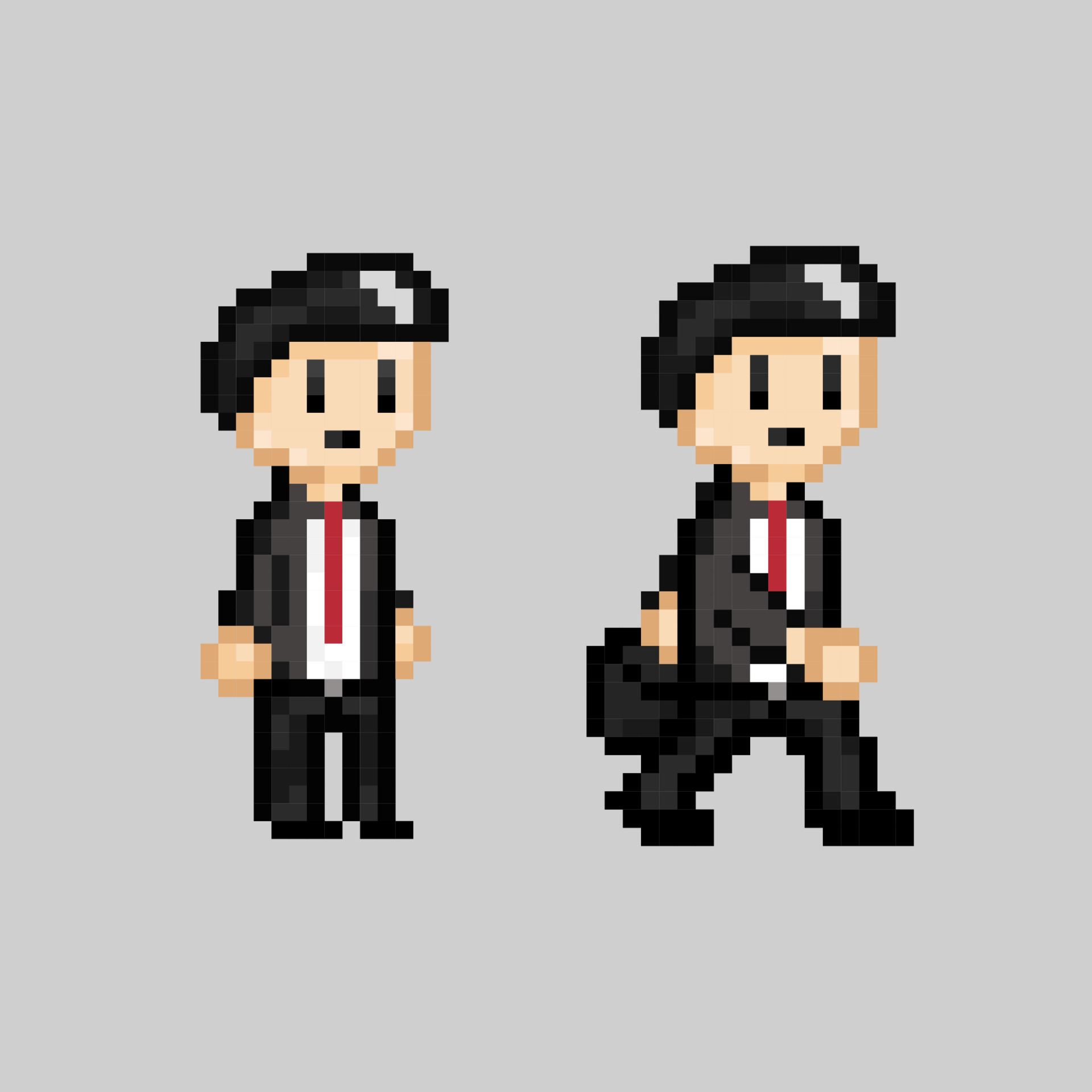 vector pixel art style, old videogames style, retro style 18 bit male  bussines man, male office worker, male worker with black hair vector  11185440 Vector Art at Vecteezy