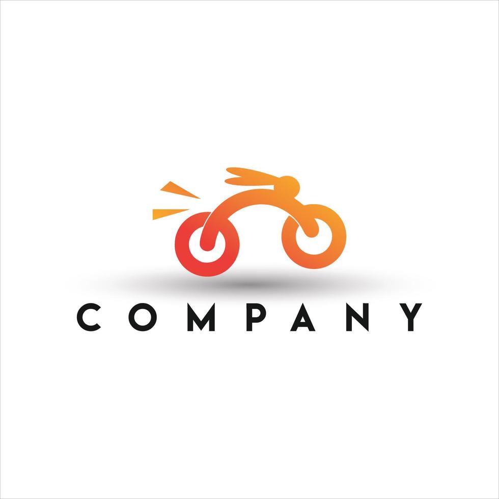 logotipo de bicicleta hipster vector