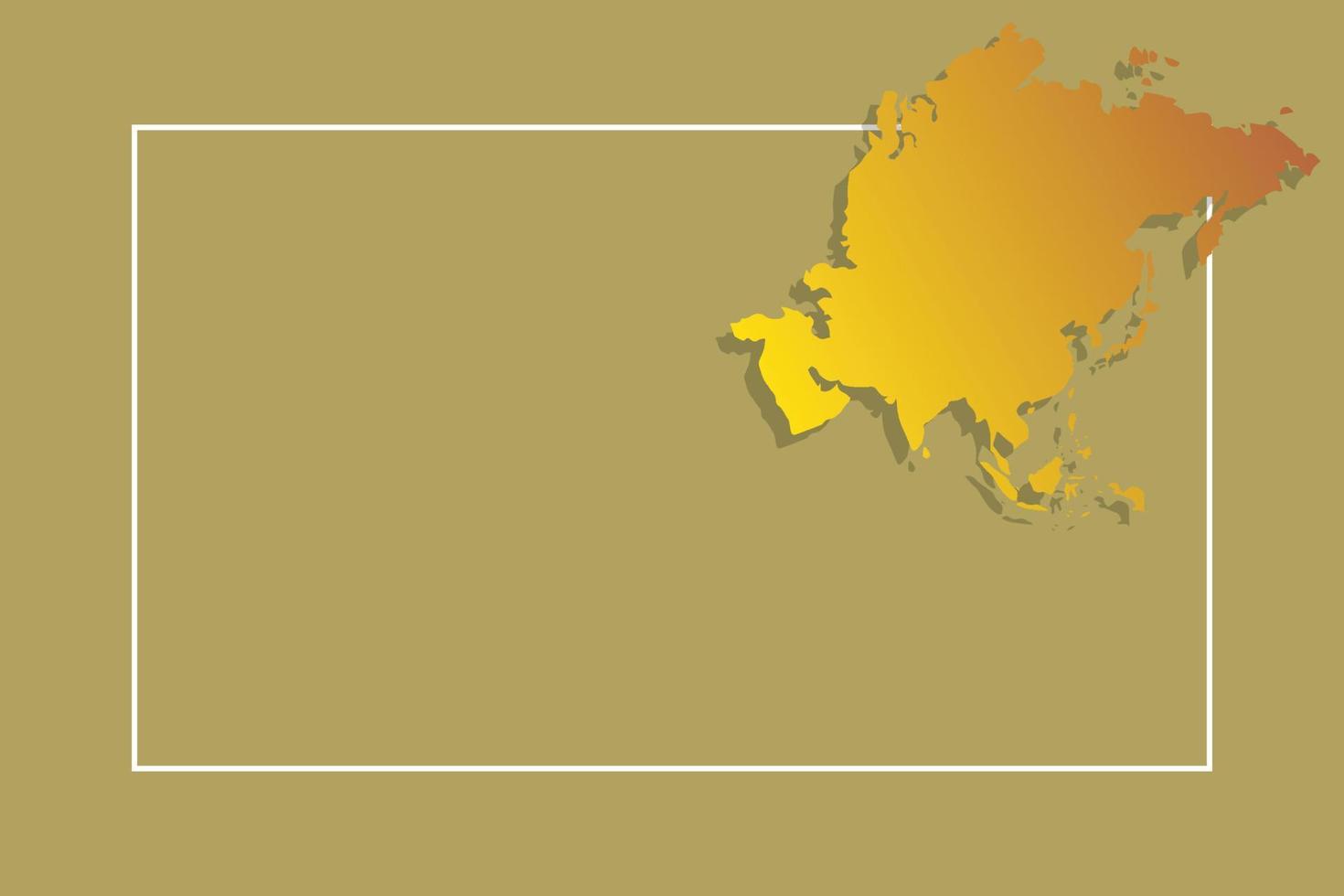 Asia map with vector background template