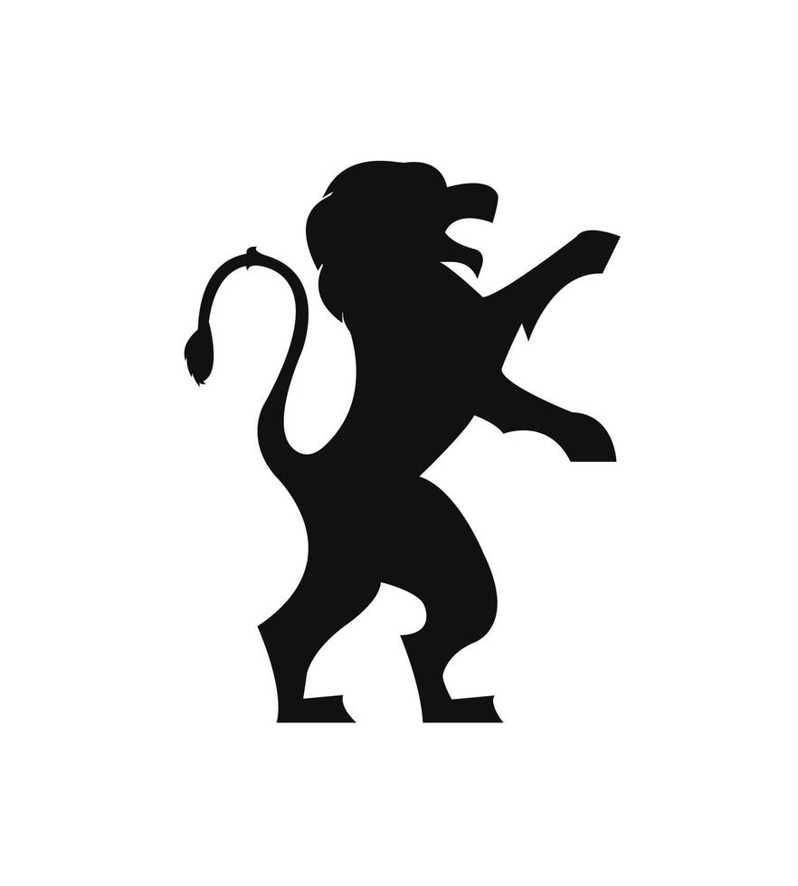 Illustration vector lion symbol