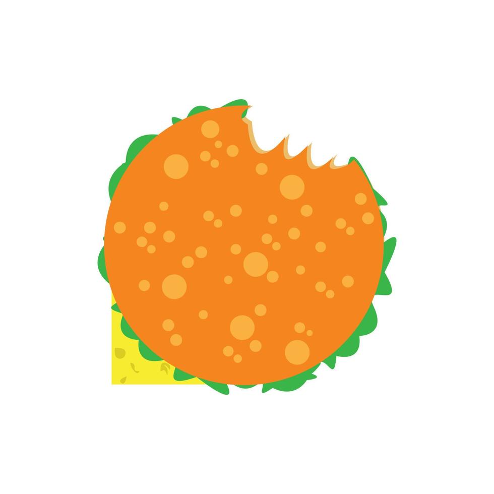 diseño de sándwich de ilustración vectorial vector