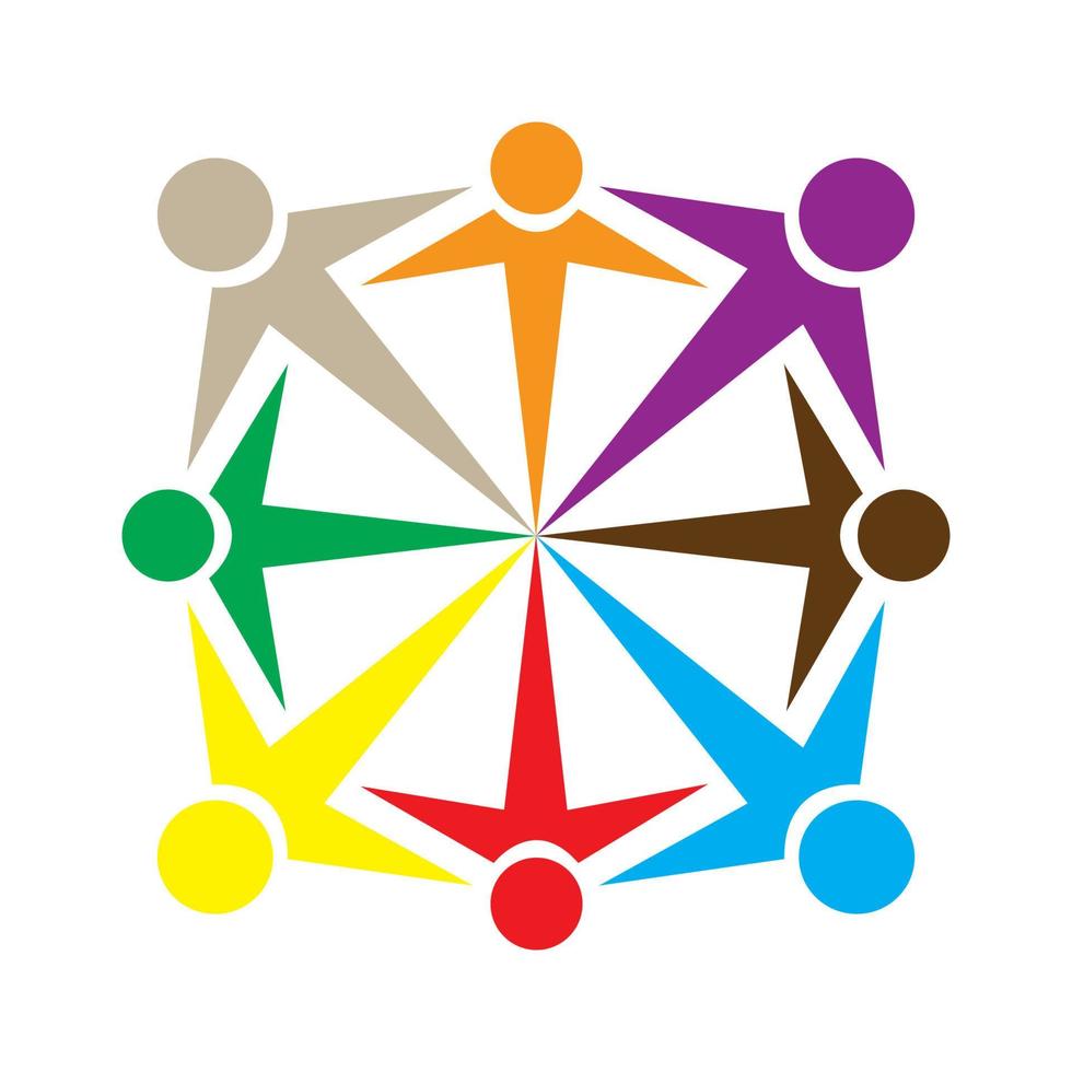 Minimal people symbol design vector