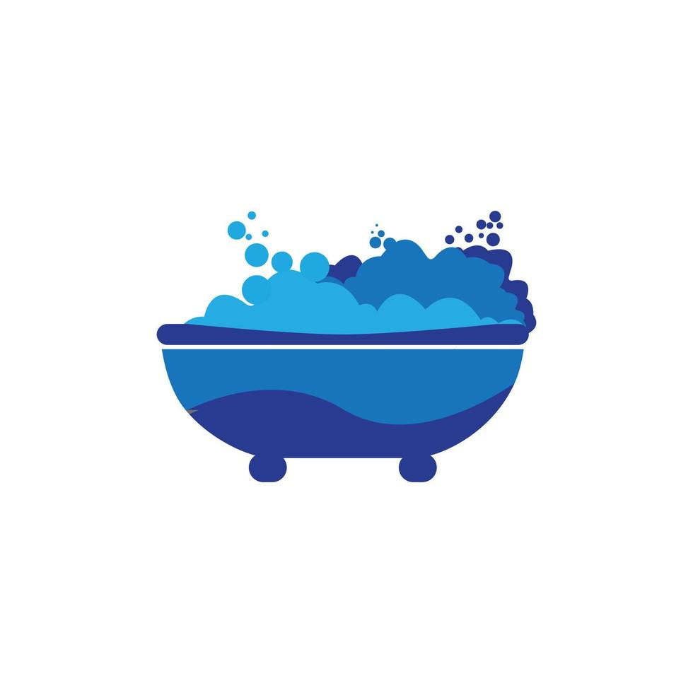 Vector illustration of a bath