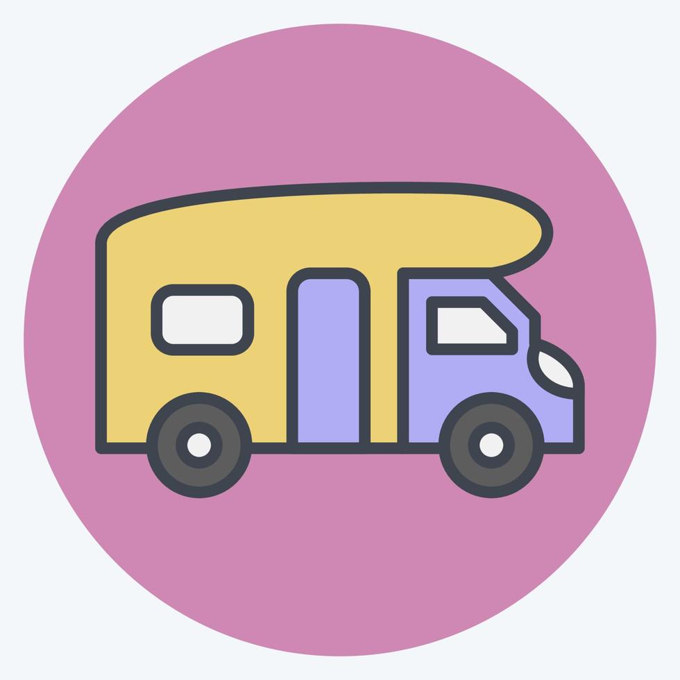 Icon Motor Automotive. suitable for Automotive symbol. color mate style. simple design editable. design template vector. simple illustration vector