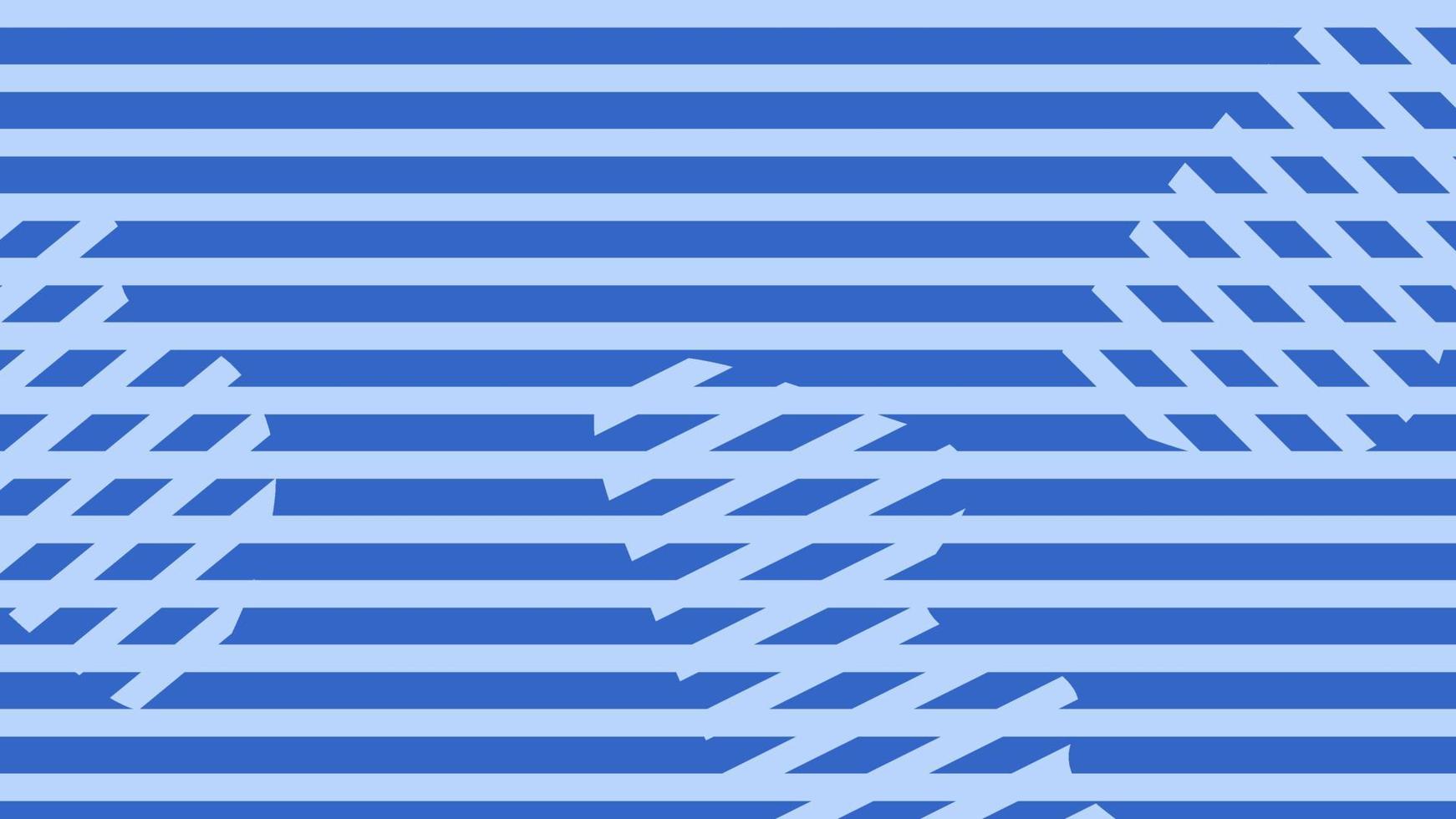 Blue Line Illusions Optic Abstract Background vector