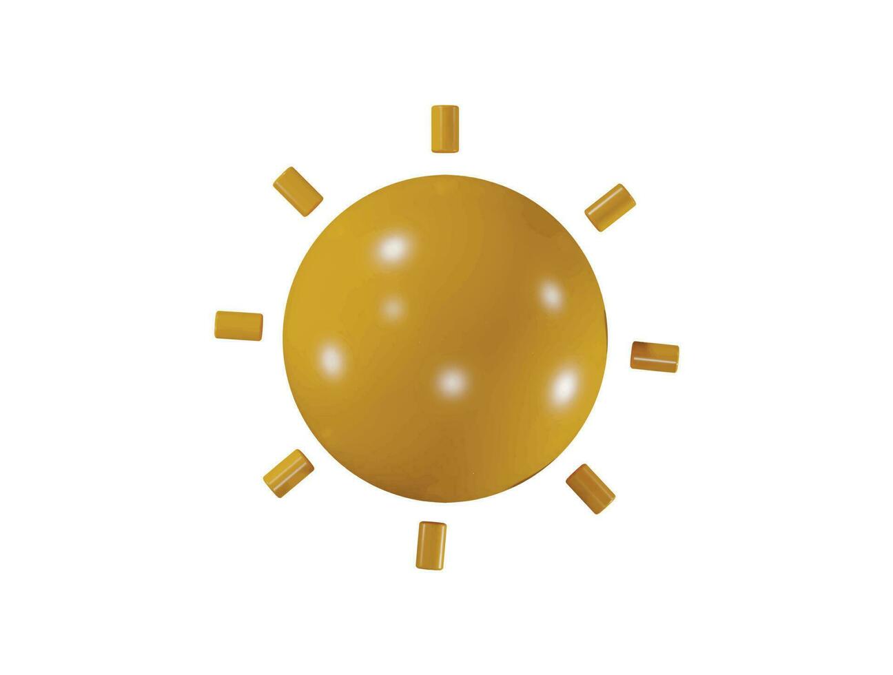 Sun icon vector design illustration