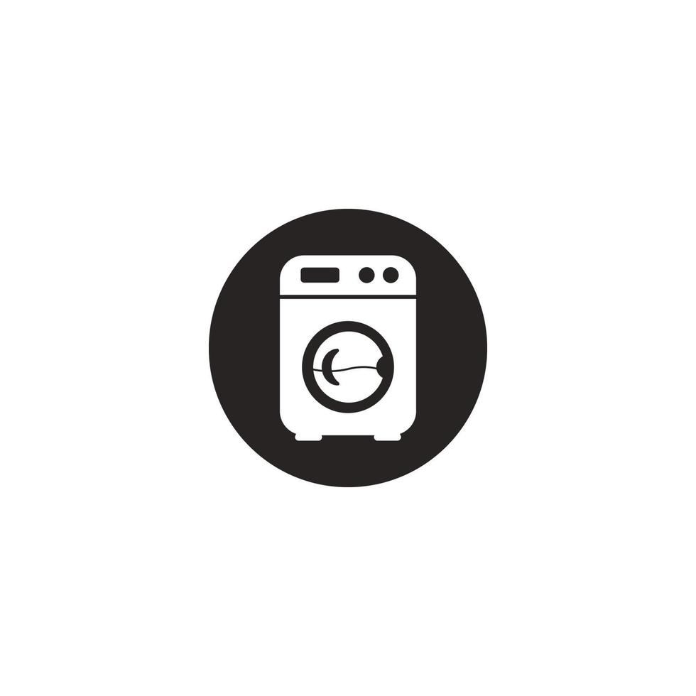 washing machine or laundry icon vector