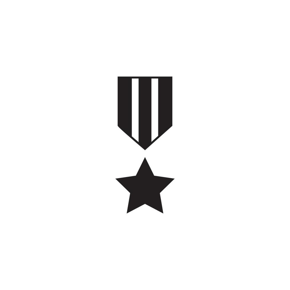 Veteran icon vector