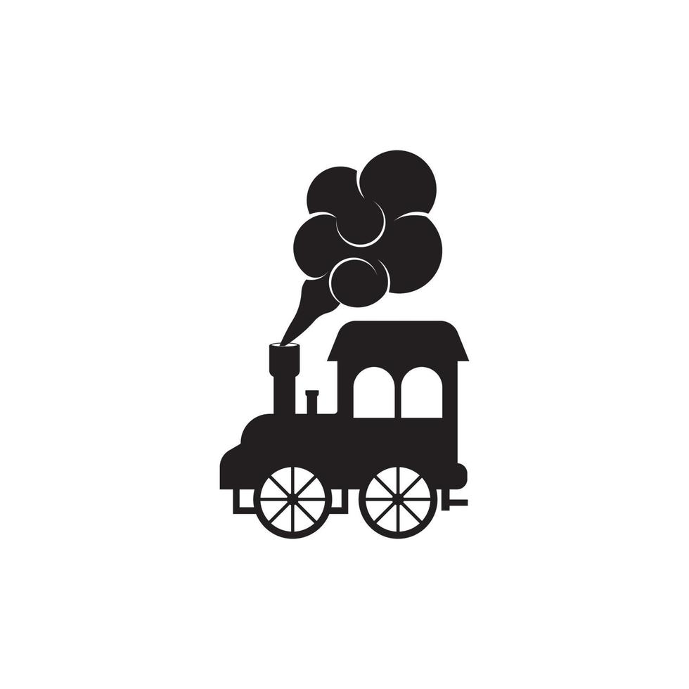 tren icono vector