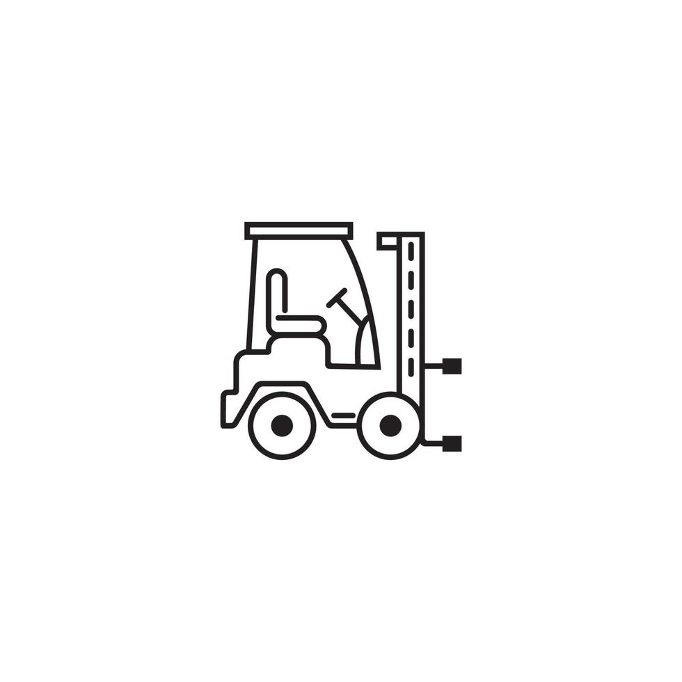 forklift vector icon