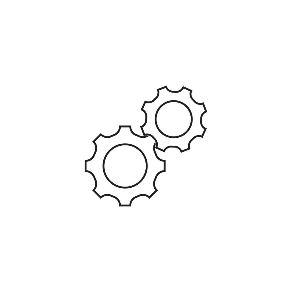 Gear icon vector illustration design template