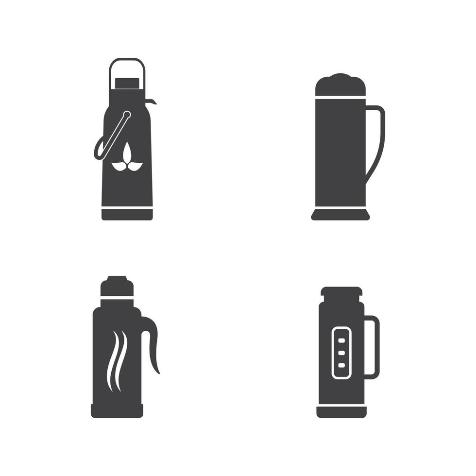 Hot water thermos icon vector. Hot drink. line icon style. simple design  editable. Design simple illustration 7675984 Vector Art at Vecteezy