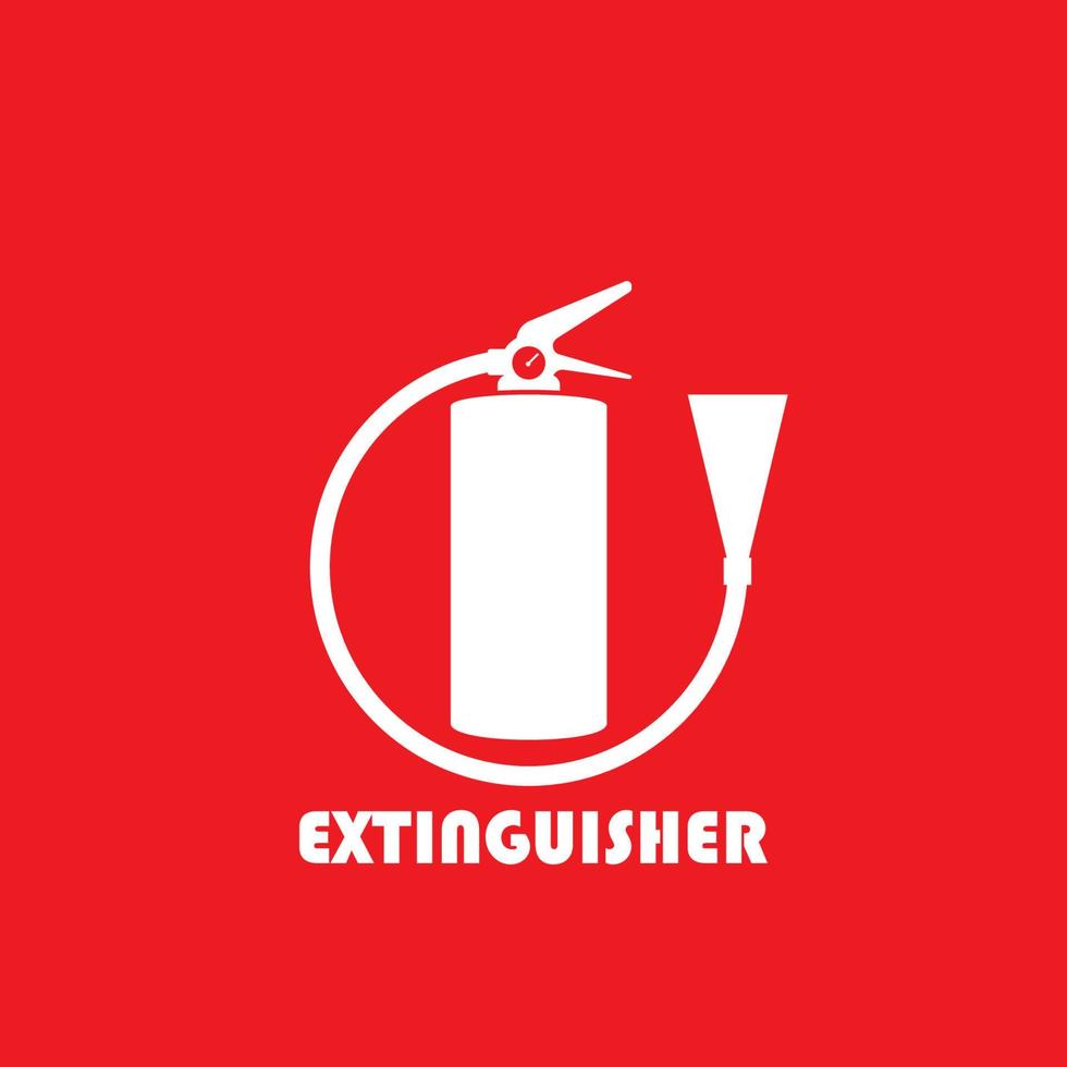 extintor de incendios vector