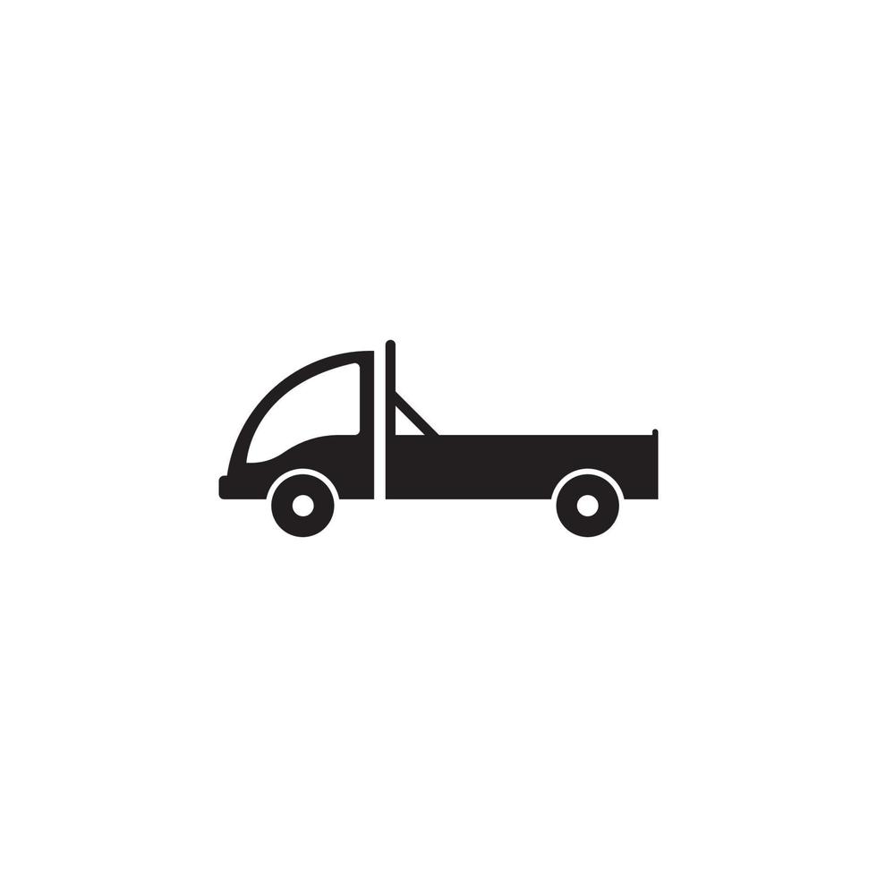 pickup car icon vector
