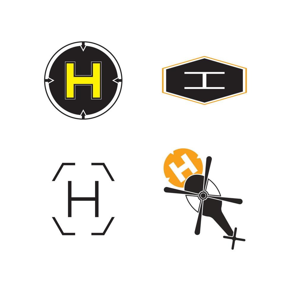 Helipad vector icon