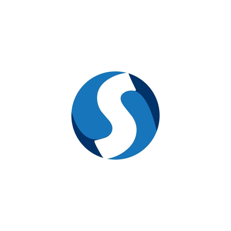 letter S logo vector