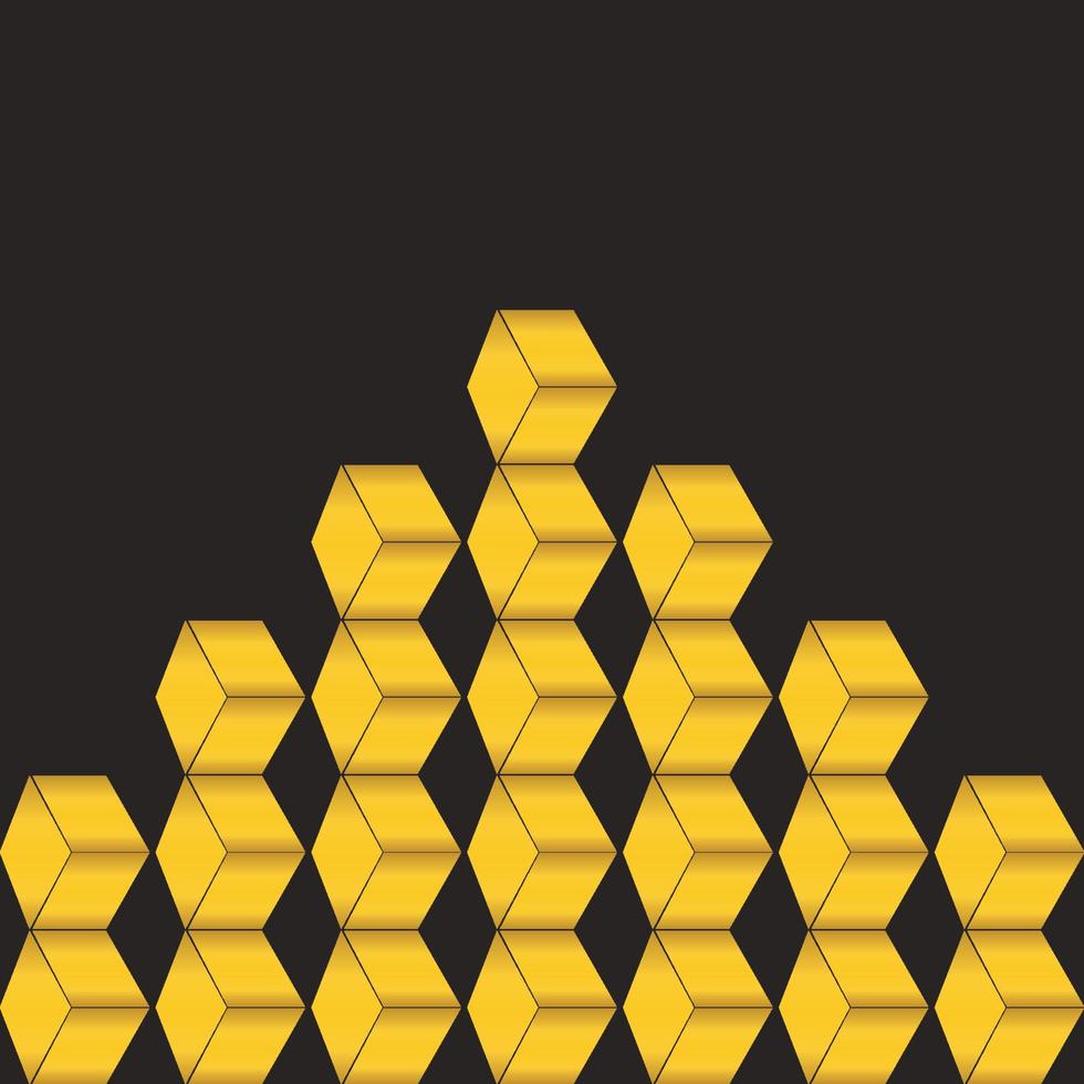 Abstract geometric logo background vector