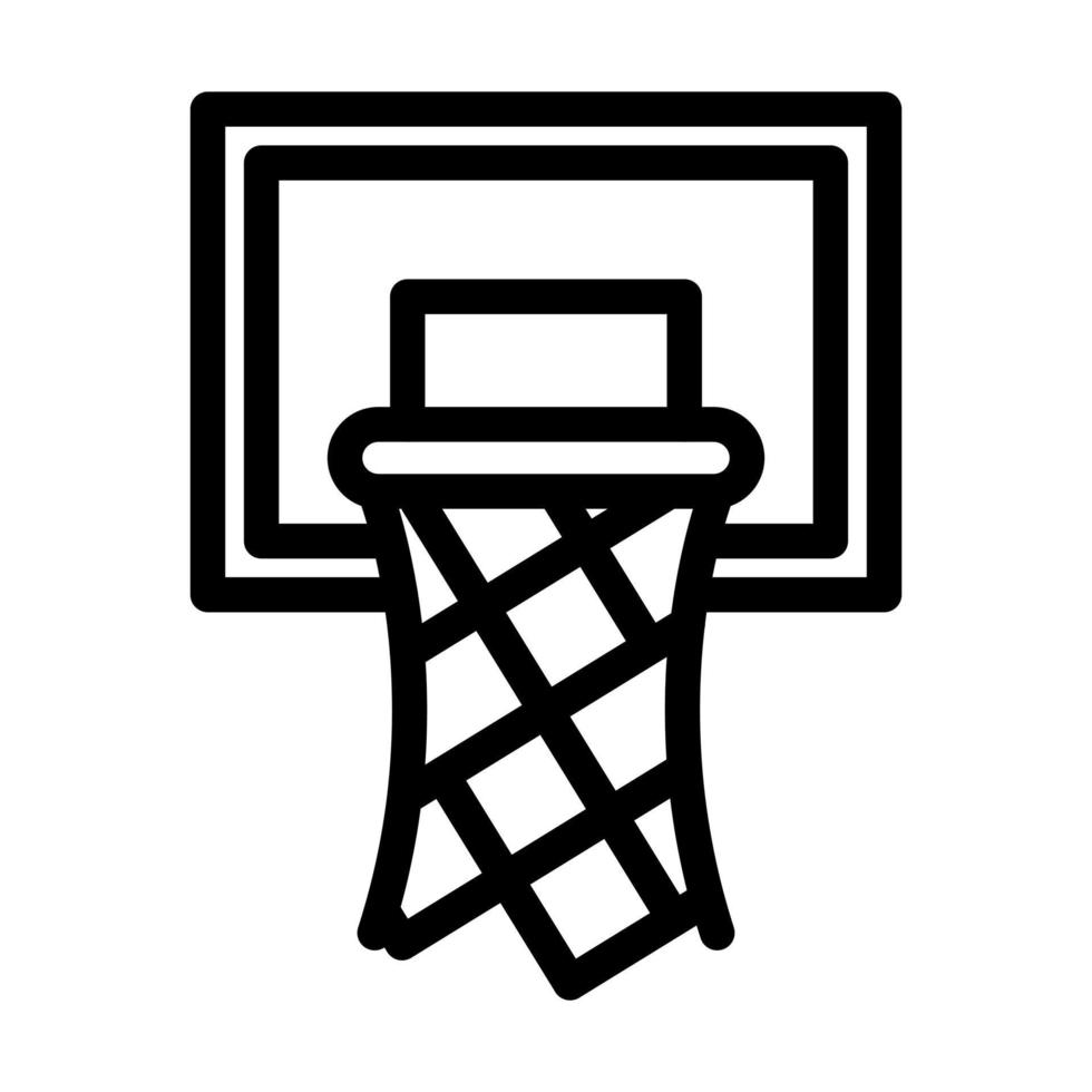 Basketball Hoop Icon Design vector