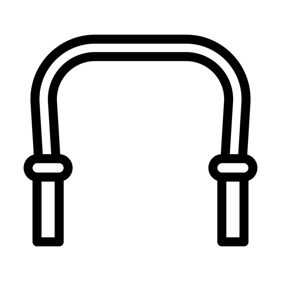 Jumping Rope Icon Design vector