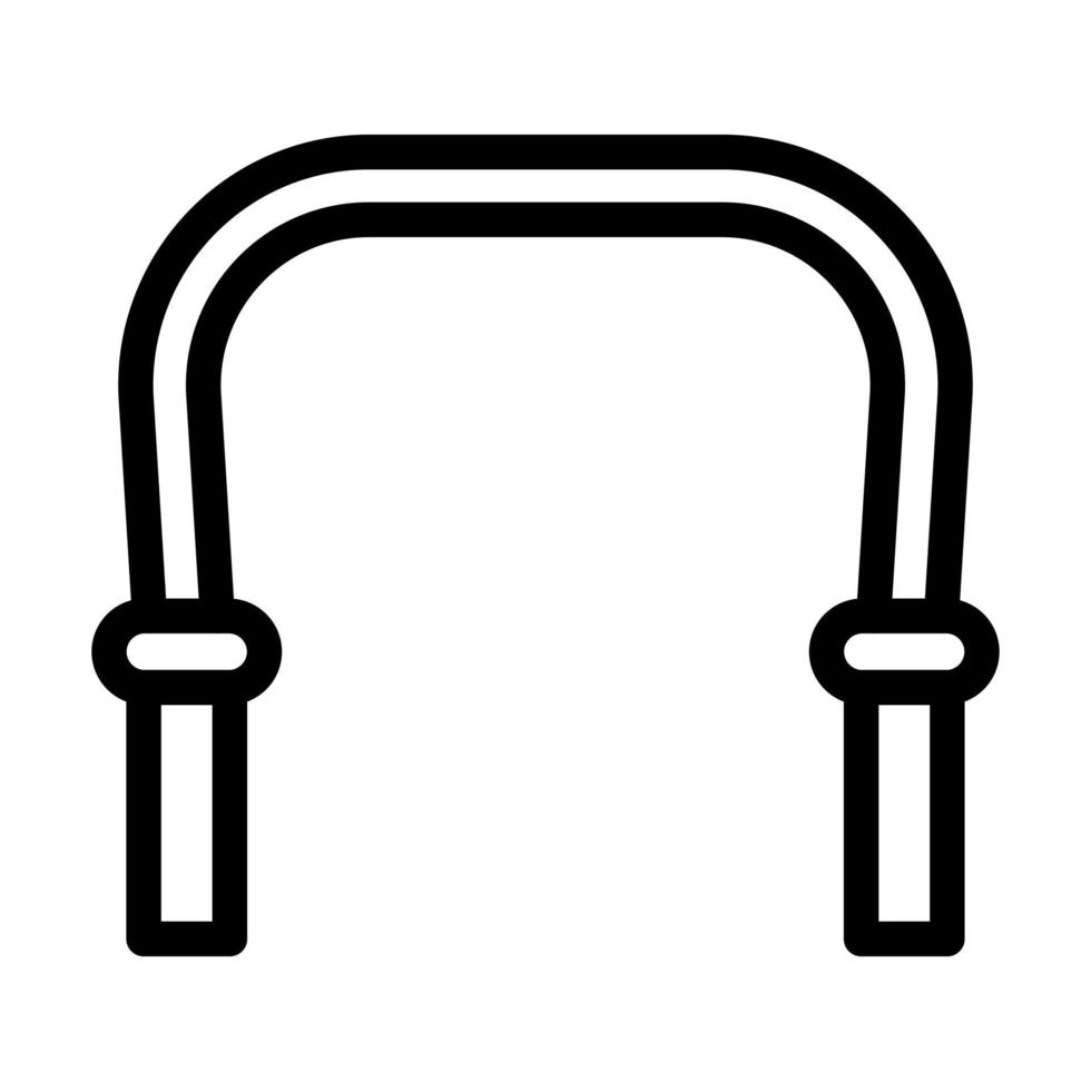 Jumping Rope Icon Design vector