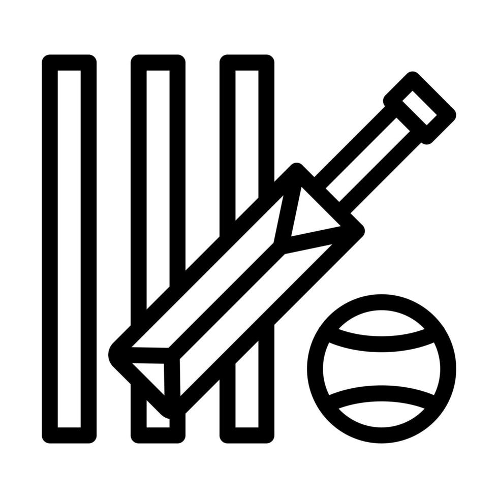 Cricket Icon Design vector