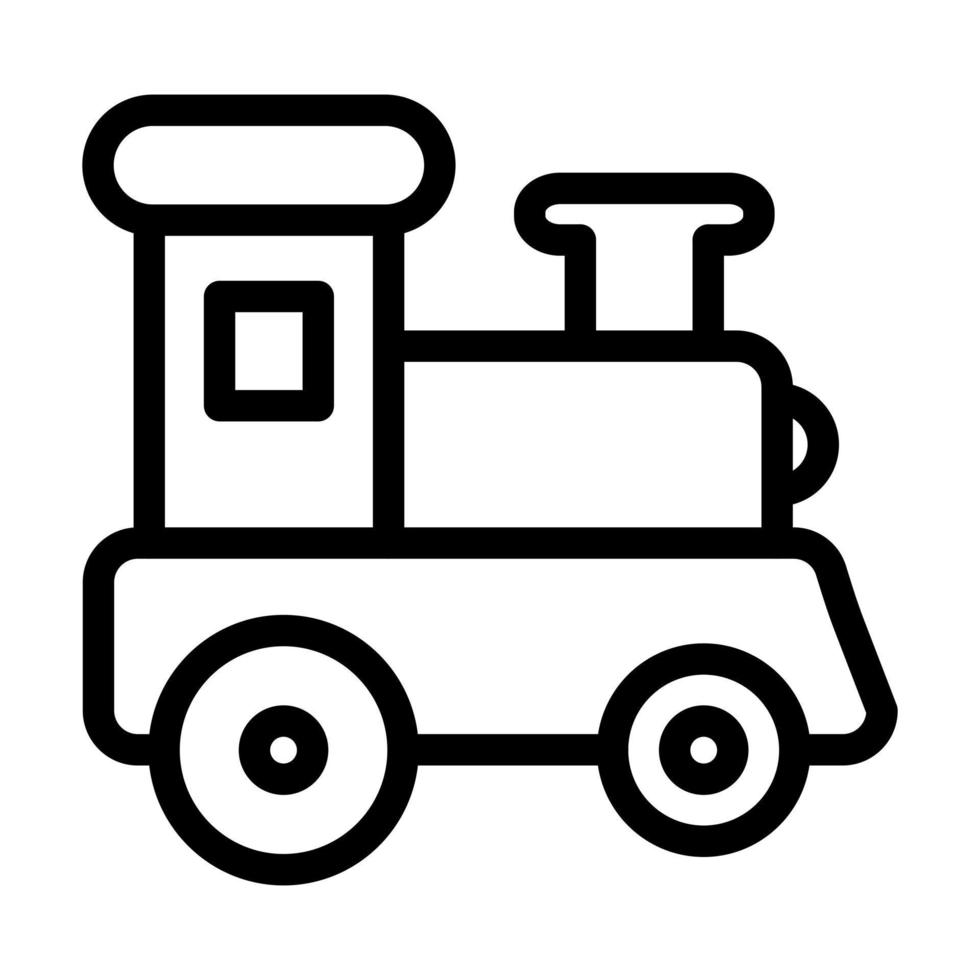 Toy Train Icon Design vector